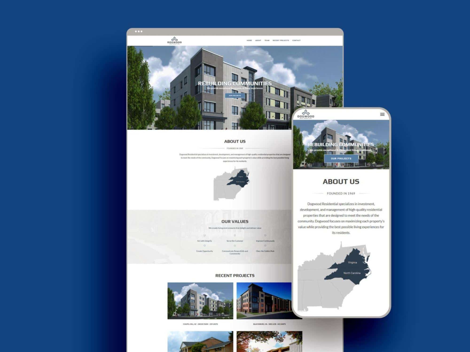 Durham Web Design Dogwood Organization