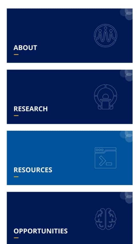 Mobile responsive design of CVIT cards