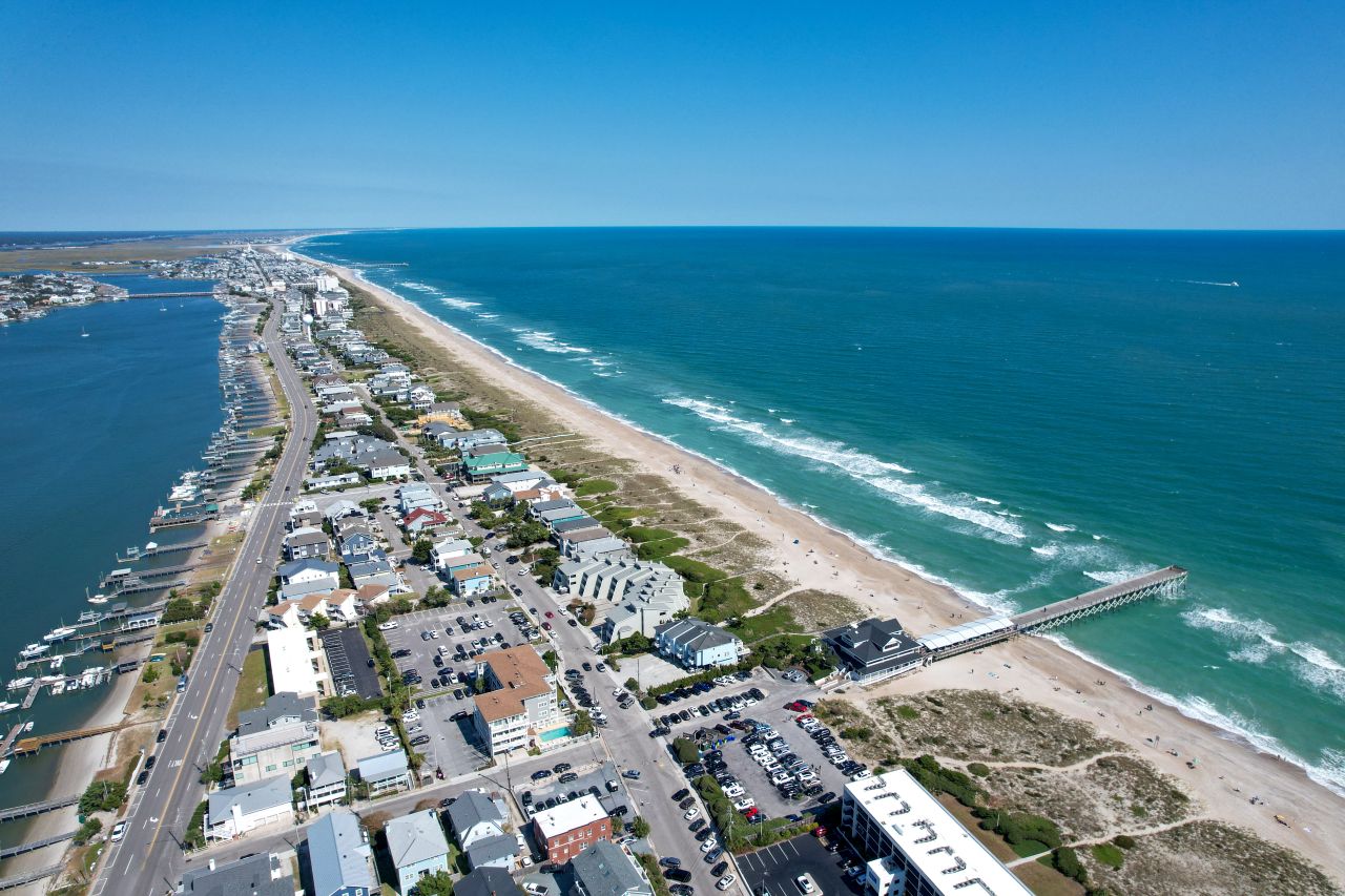 Wrightsville Beach on sunny day, WordPress Website Support for EDCs service area